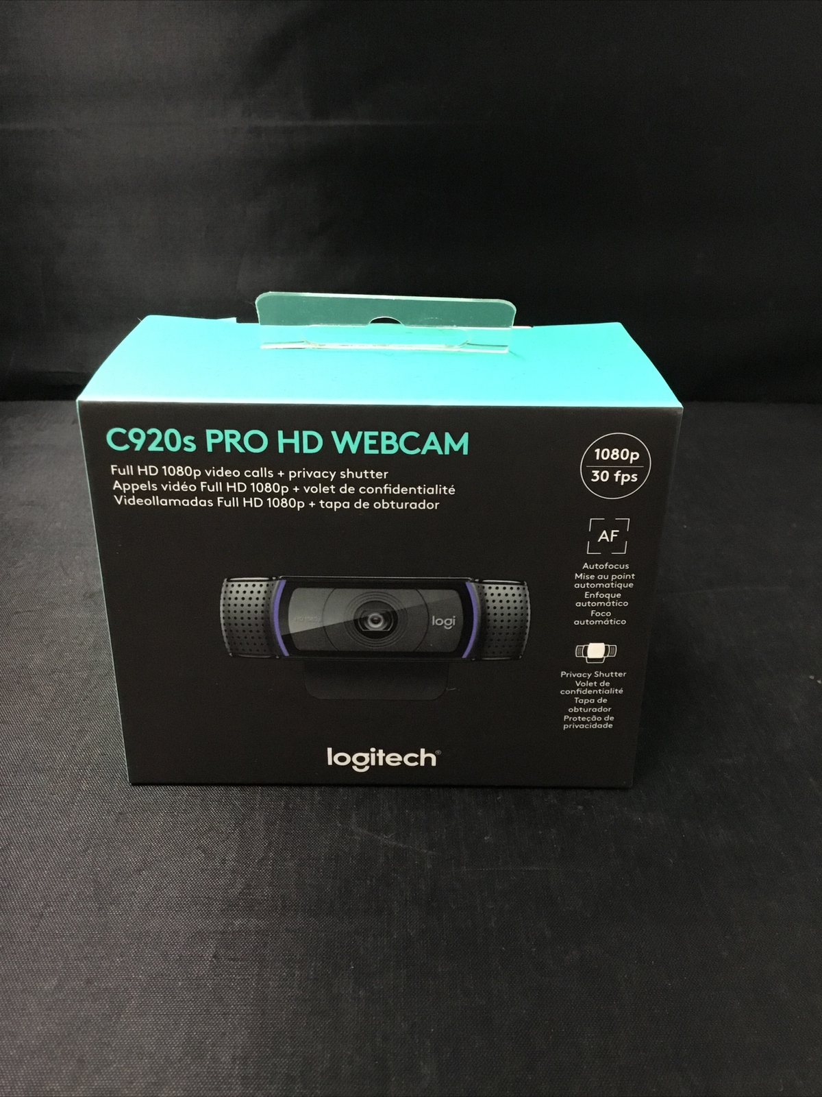 Authentic Logitech C920s Pro HD 1080p Webcam w/ Privacy Shutter (960-001257) NEW