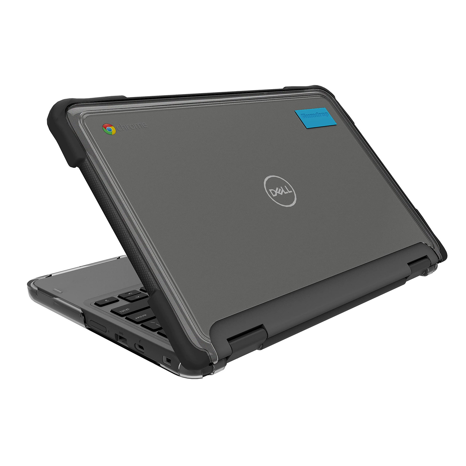 Gumdrop SlimTech Custom Case Fits Dell Chromebook 3120 | 3110 | 2-in-1, Black