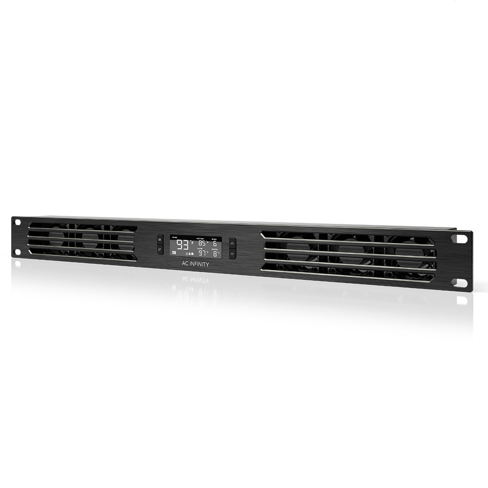 CLOUDPLATE T1-N , Rack Mount Cooling Fan Panel 1U Intake, AV Equipment 19" Rack
