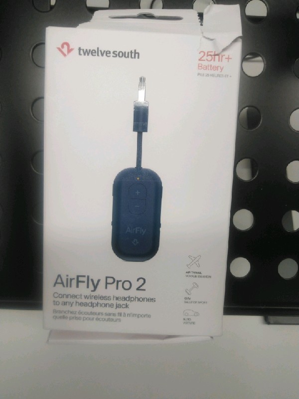 Twelve South AirFly Pro 2 TS-2512 Bluetooth 5.0 Transmitter Receiver Low Latency