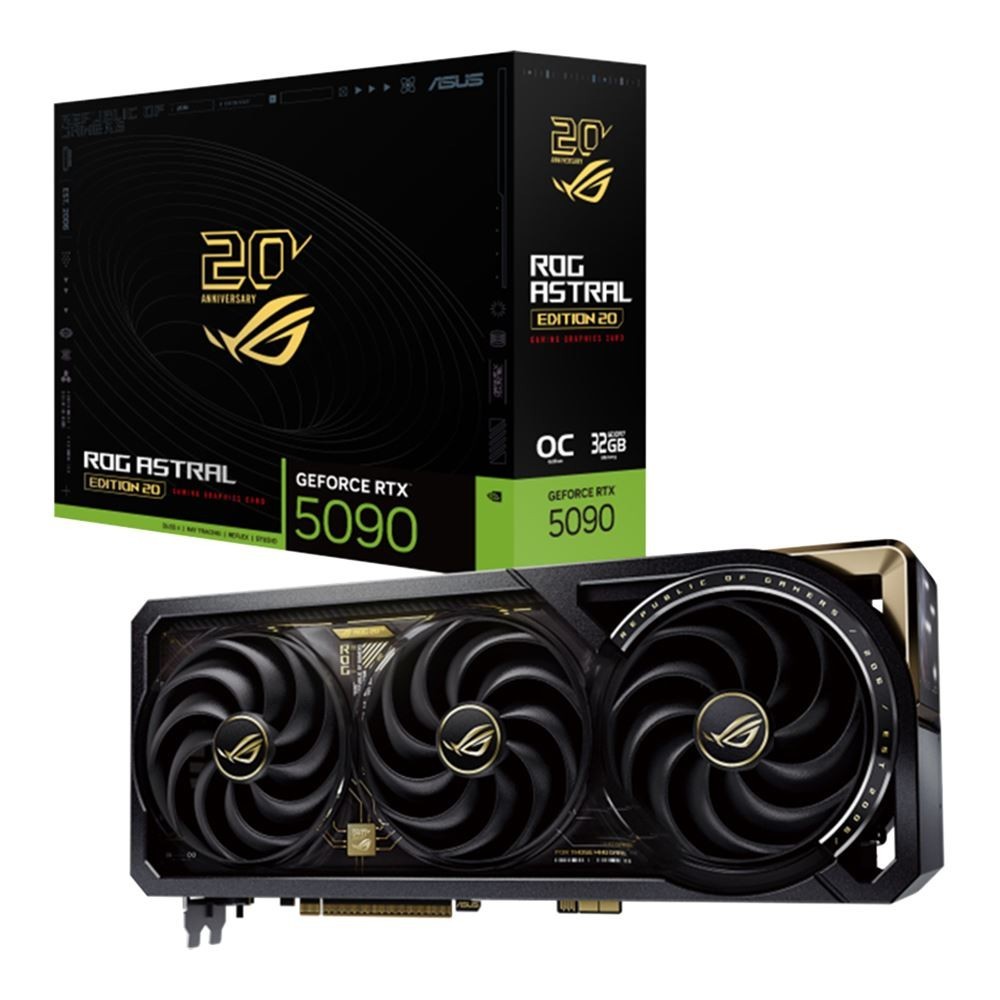 ASUS ROG Astral RTX 5090 Edition 20 OC 32GB GDDR7 PCIe 5.0 New Sealed USA Only