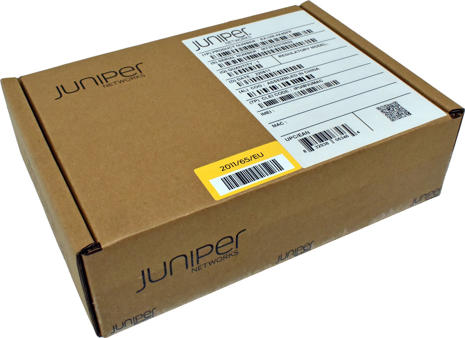 Juniper EX-UM-4X4SFP 10GE SFP+ Uplink Module for EX4300 NEW NEW
