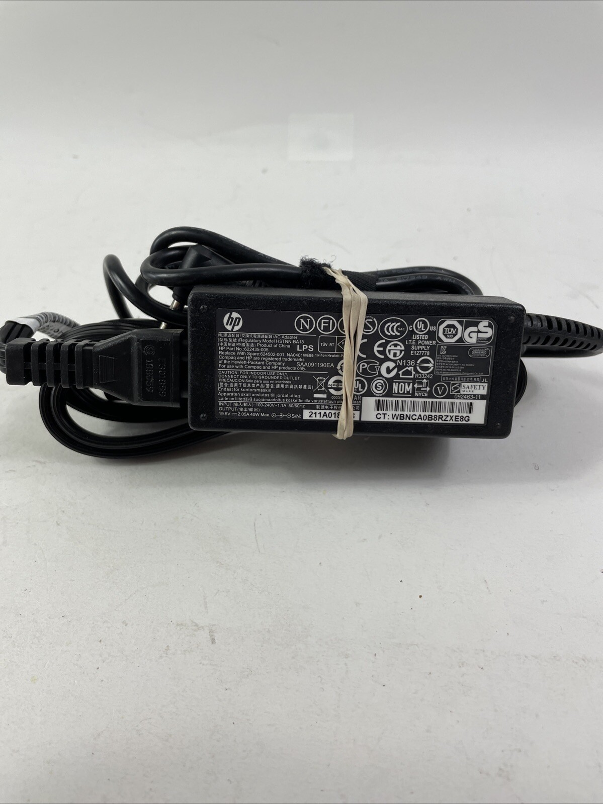HP HSTNN-BA18 19.5V 2.05A 40W Genuine Original AC Power Adapter Charger