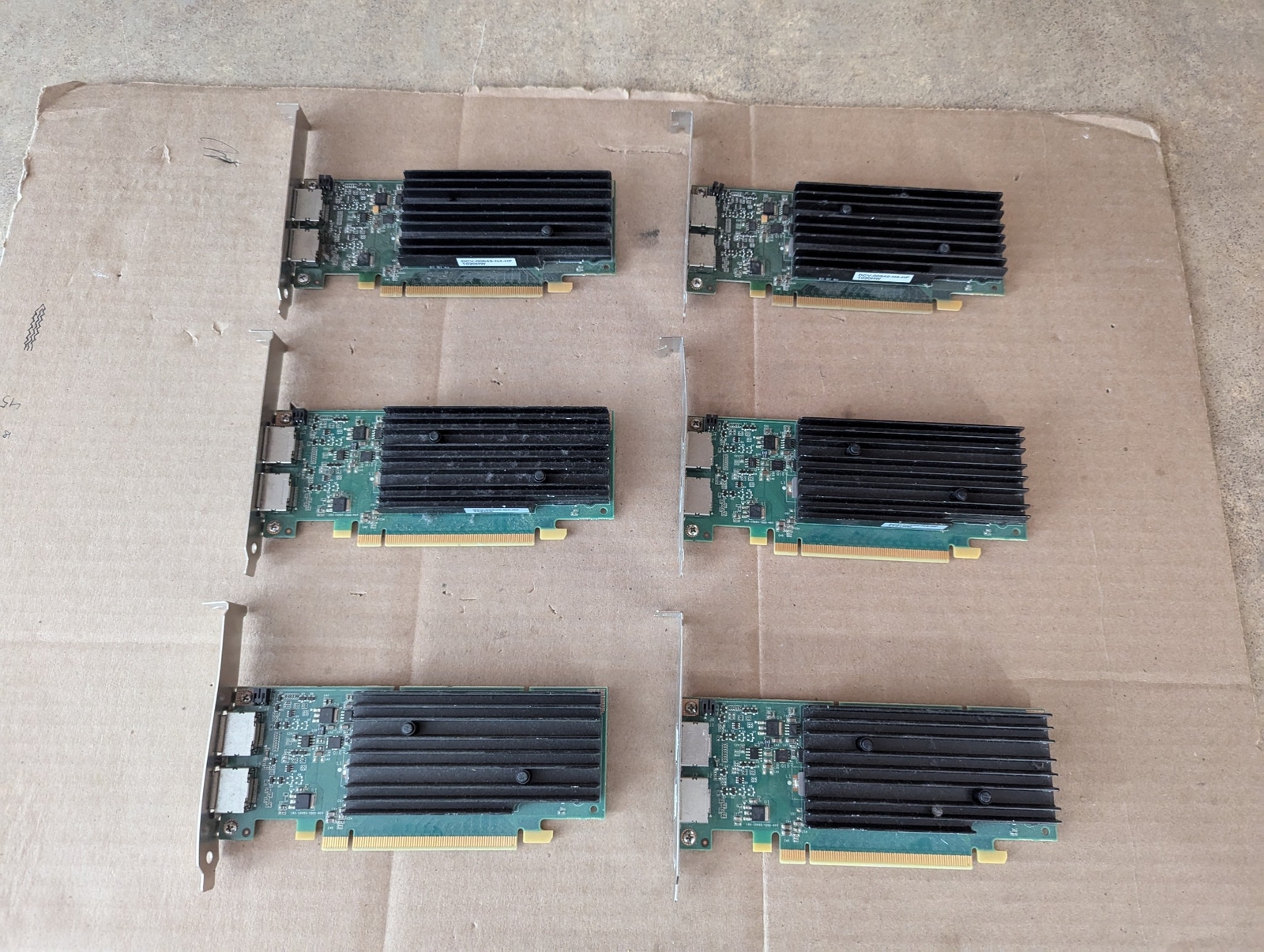 DELL LOT OF 6 X175K NVIDIA QUADRO NVS 295 256MB GDDR3 VIDEO GRAPHICS CARD