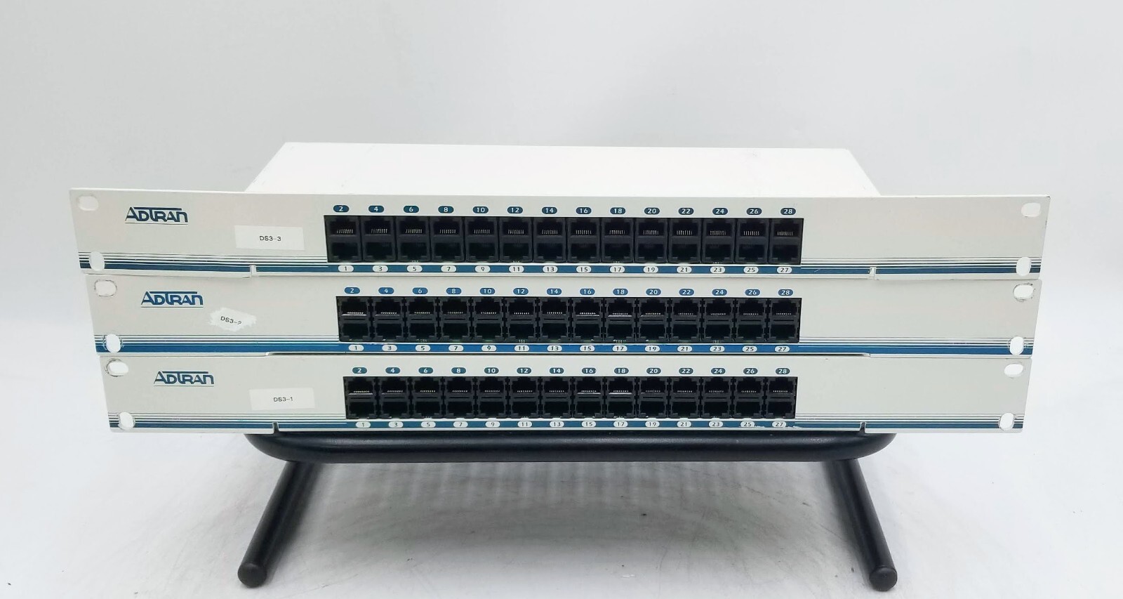LOT OF 3 Adtran 1200291L1 28 Port Patch Panel