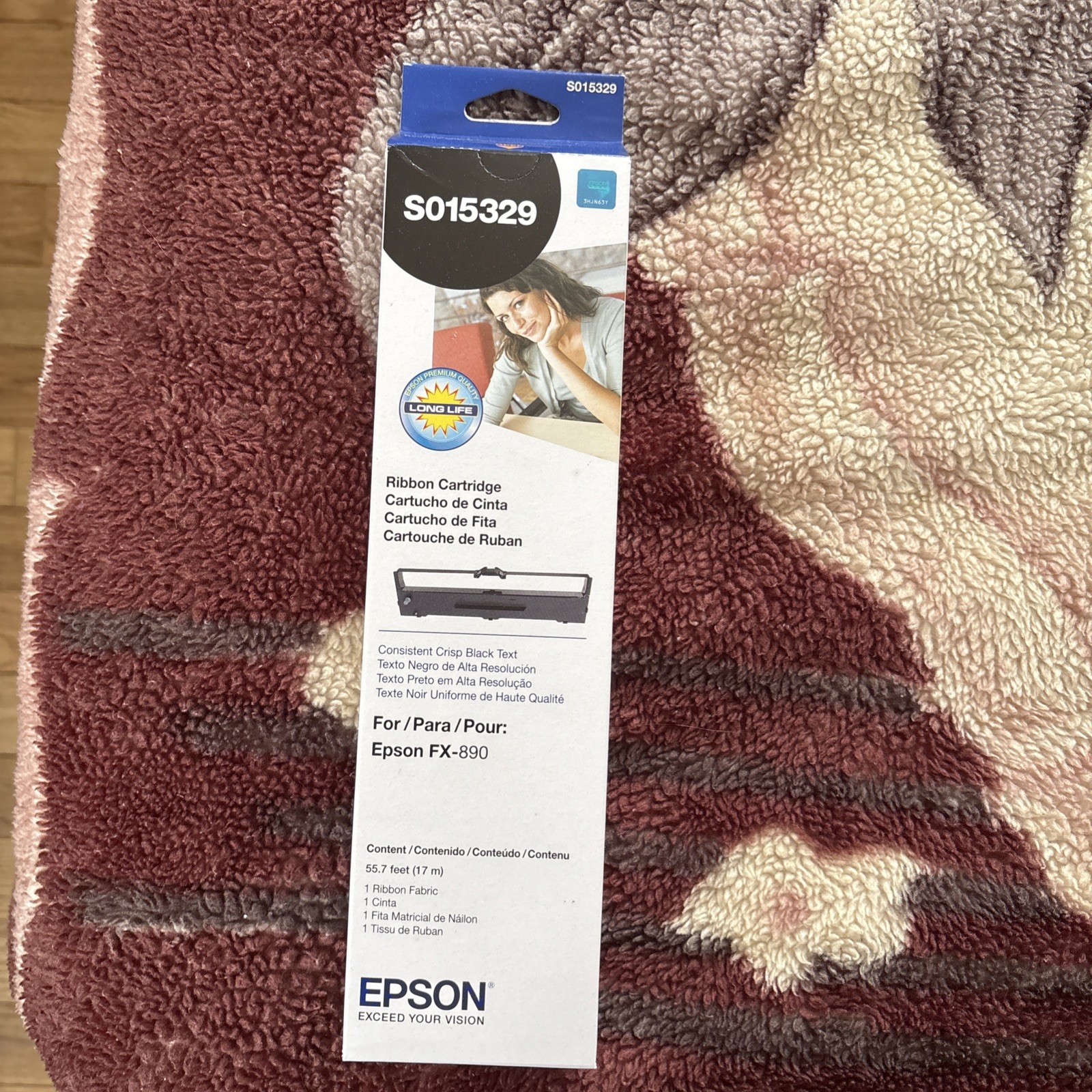 S015329-Fabric Ribbon Cartridge for Epson FX-890