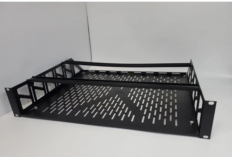 Middle Atlantic U2V U2, 2U Vented Steel Rack Shelf 14' For Blu-ray or DVD Unit
