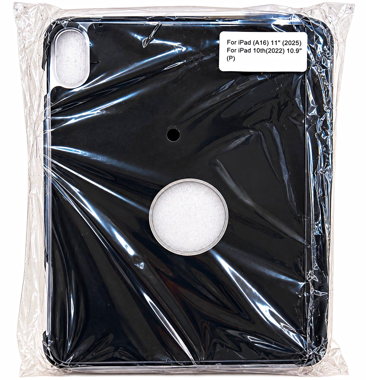Black Rigid Plastic Back Cover Case Apple iPad A16 11in 2025 / iPad 10th 10.9
