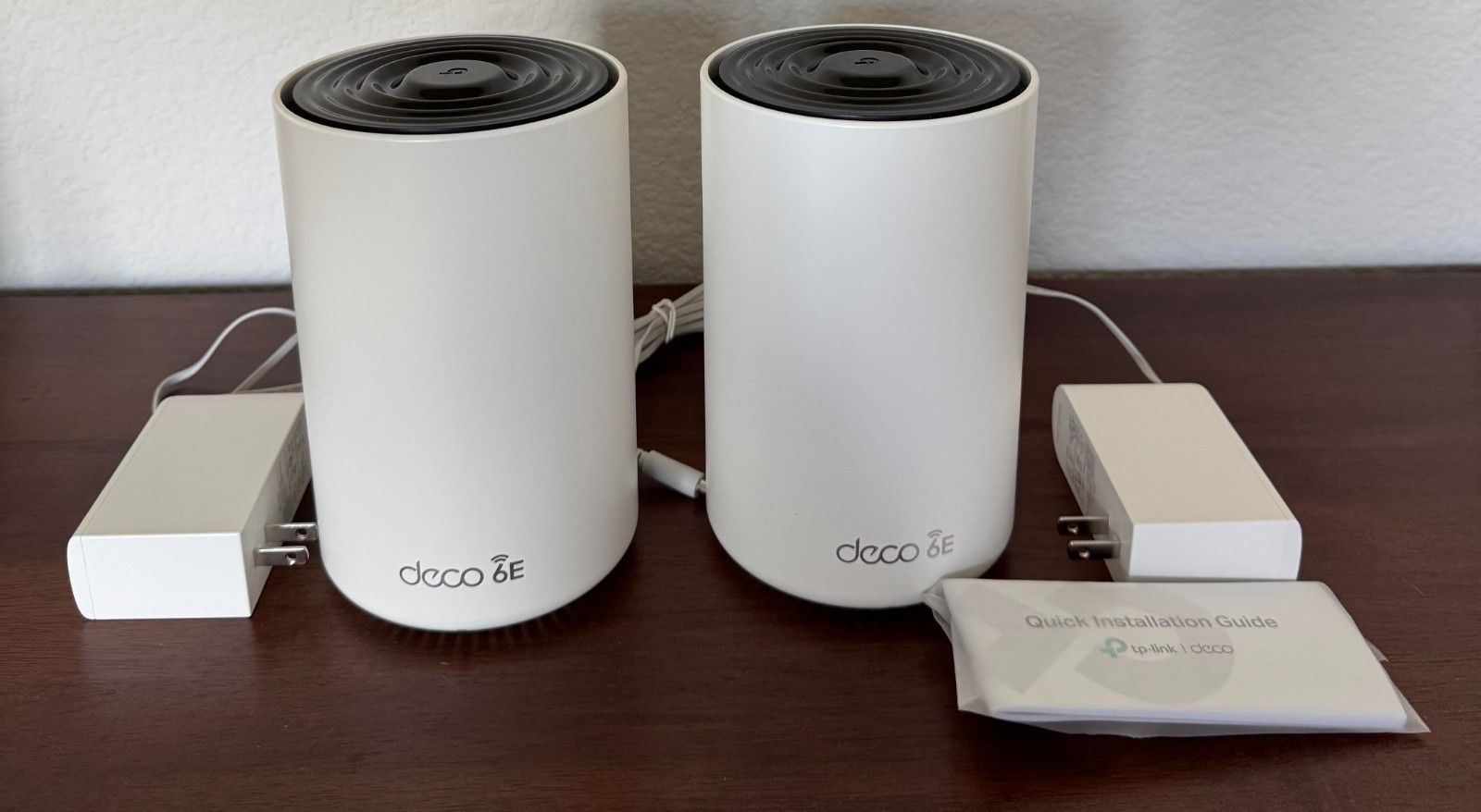 TP-LINK Deco XE75 AXE5400 Wi-Fi 6E Router Mesh System - White (2-Pack)