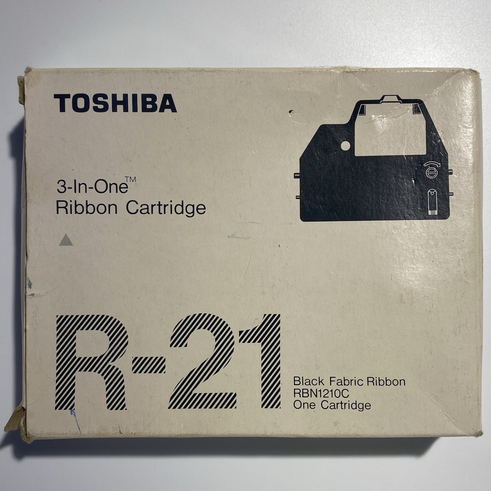 R-21 TOSHIBA Ribbon Cartridge 3-in-1 for P321SL & P341SL Series Printers SEALED