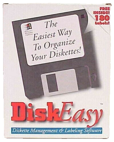 DISK EASY DISKETTE MANAGEMENT & LABELING SOFTWARE DISKEASY MICROSOFT WINDOWS COM