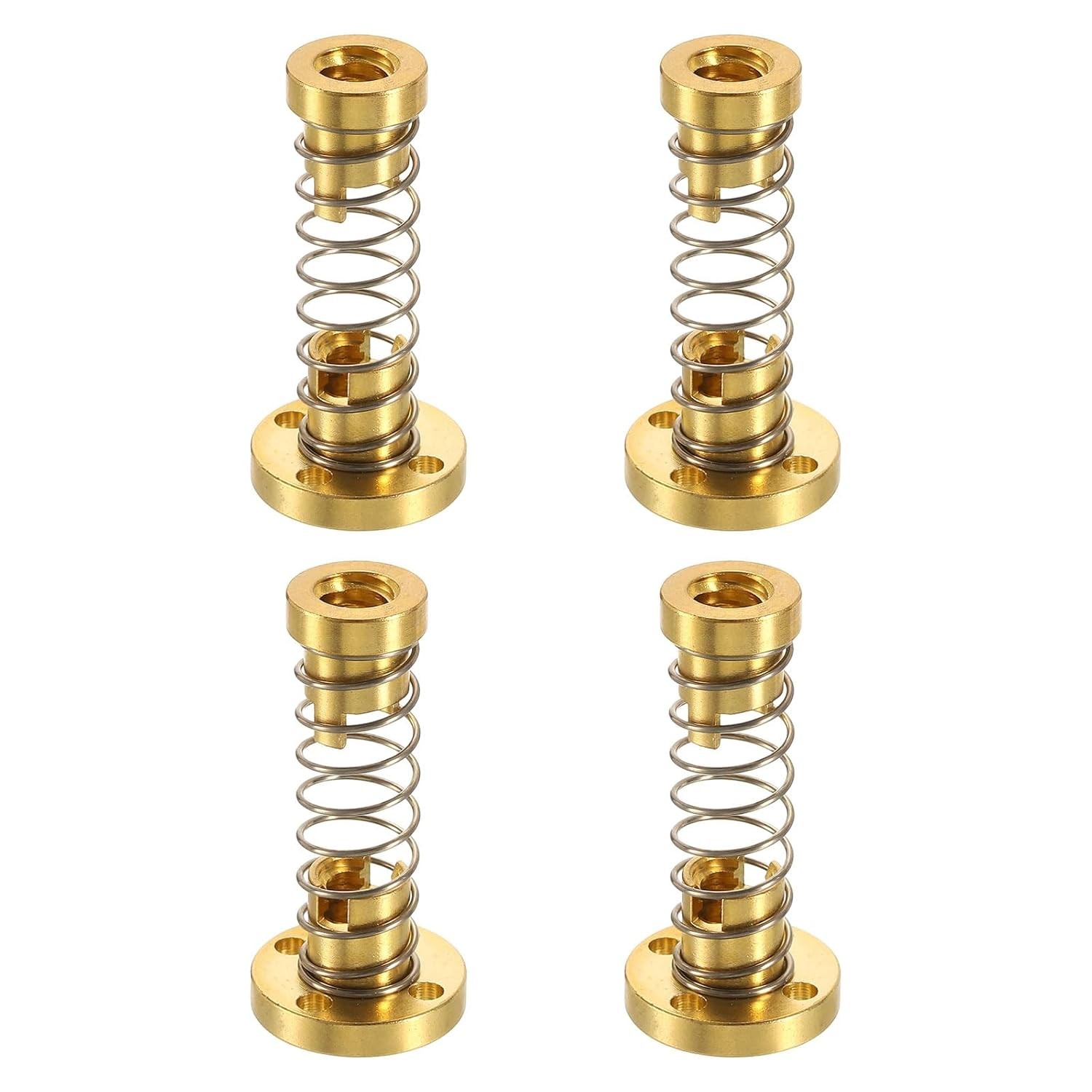 uxcell 4 Pcs Tr8x4 T8 POM Anti Backlash Spring Loaded Nut, Elimination 
