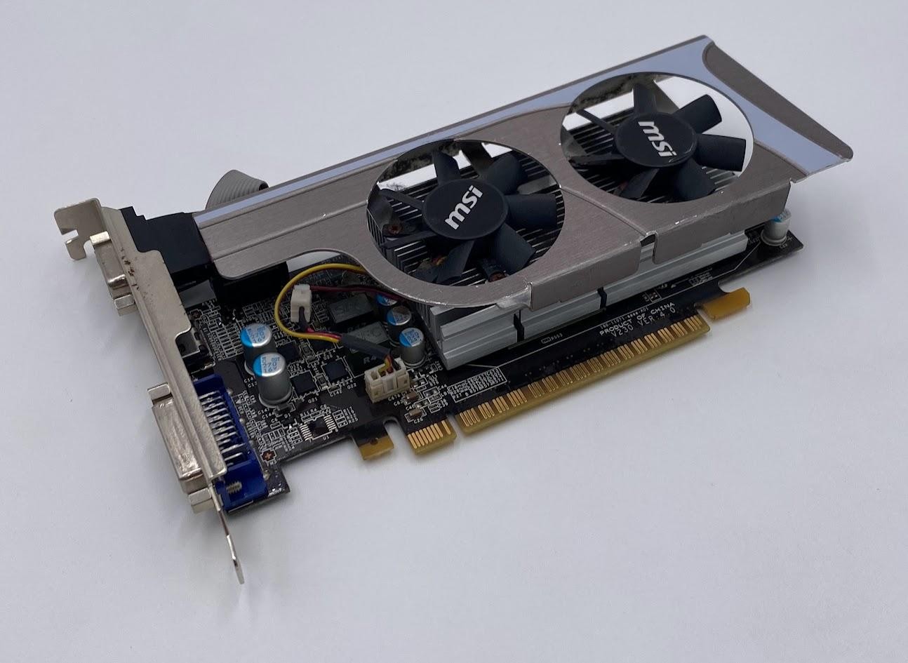 MSI N440GT-MD1GD3/LP NVIDIA GeForce GT440 1GB GDDR3 PCIe Graphics Card