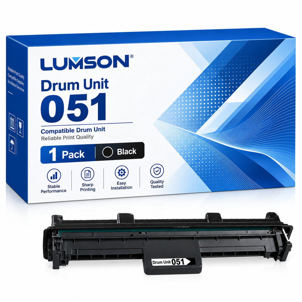051 Drum Unit 1Pack Black Replacement for 051 ImageCLASS MF263dw MF266dw MF267dw