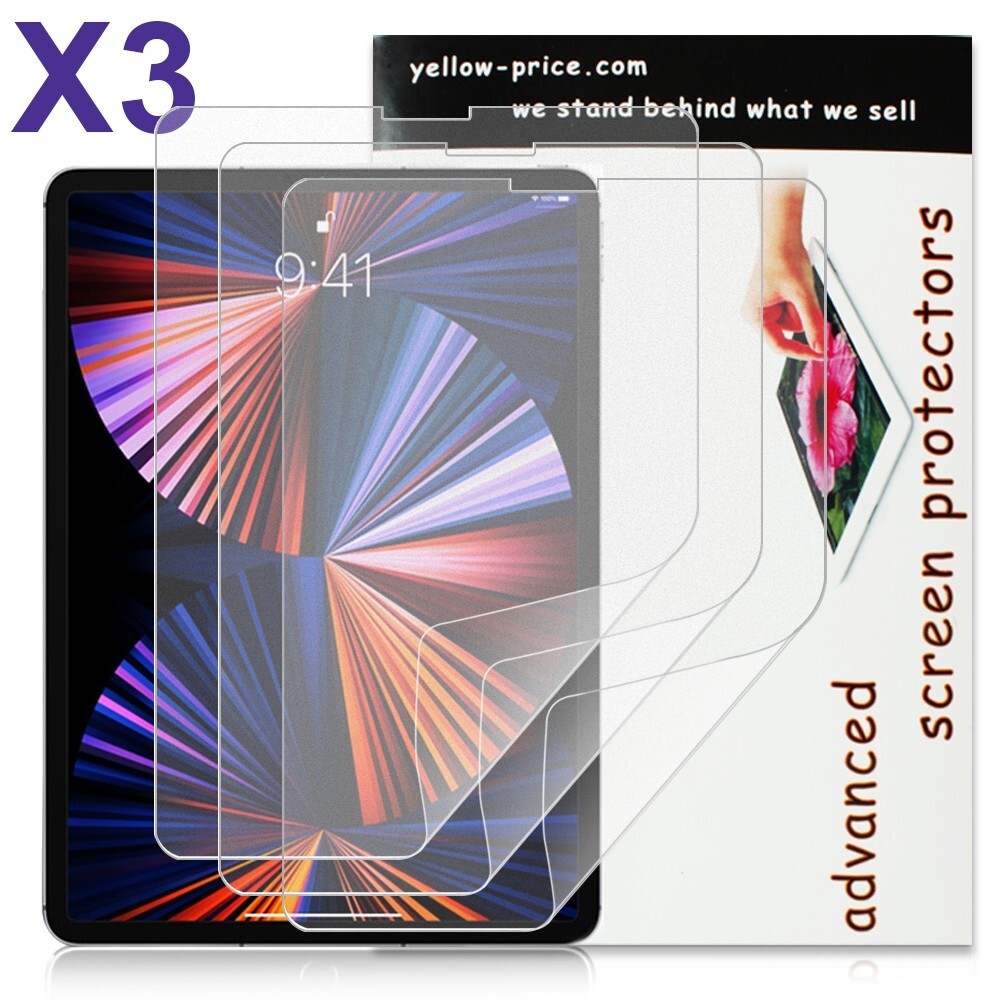 3pcs Anti-Glare Matte Plastic Film Screen Protector for All-New iPad 2022-2024