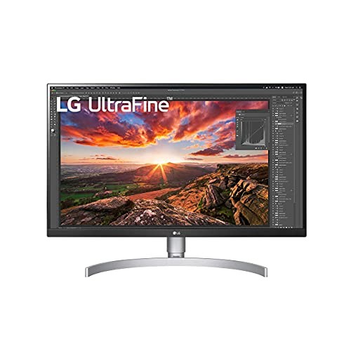 LG 27UN850-W 27" 4K (3840x2160) 144Hz 5ms IPS FreeSync Monitor B08LPDLT5G Silver