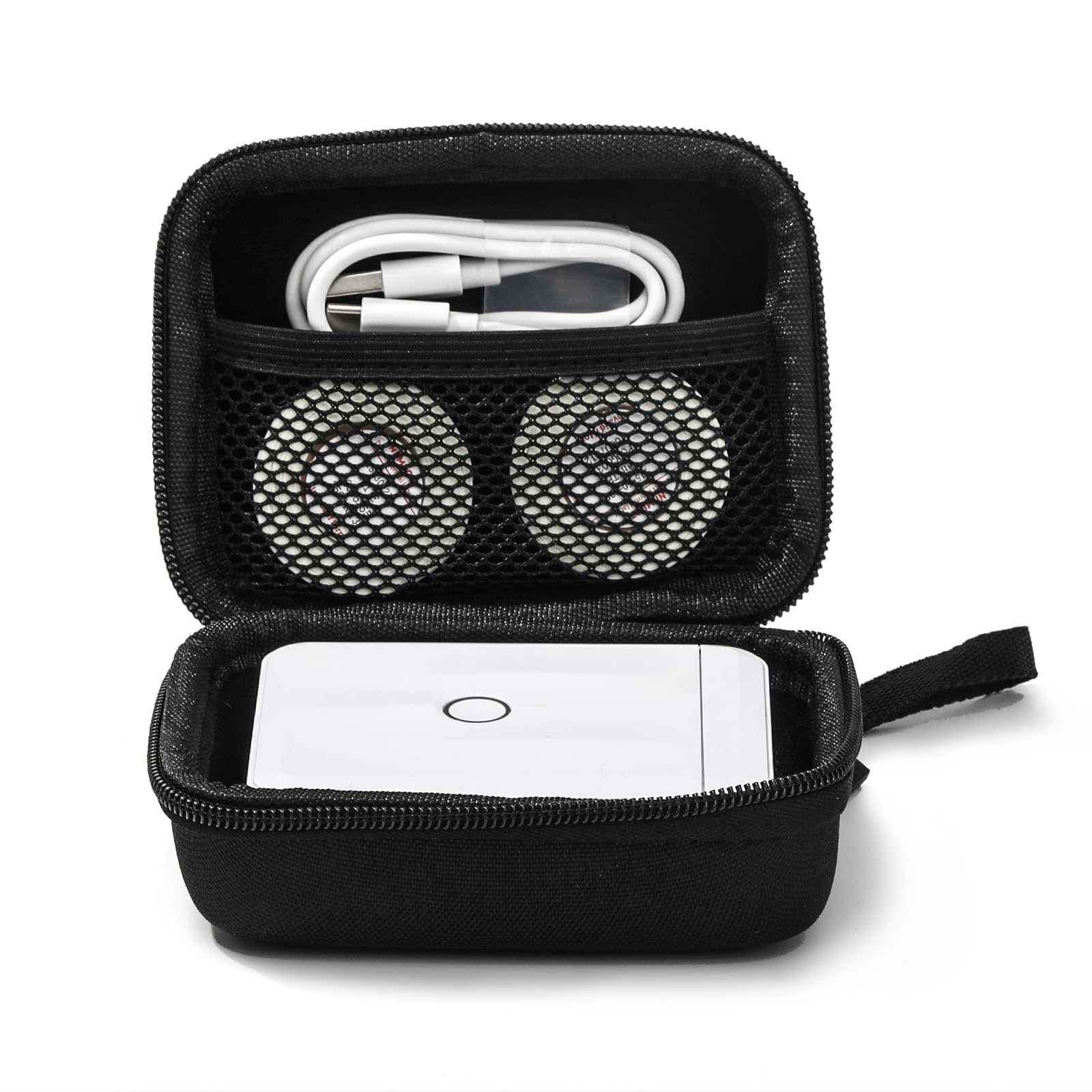 Mini Case For D11/D110 Upgraded Version Label Maker Storage Holder Black