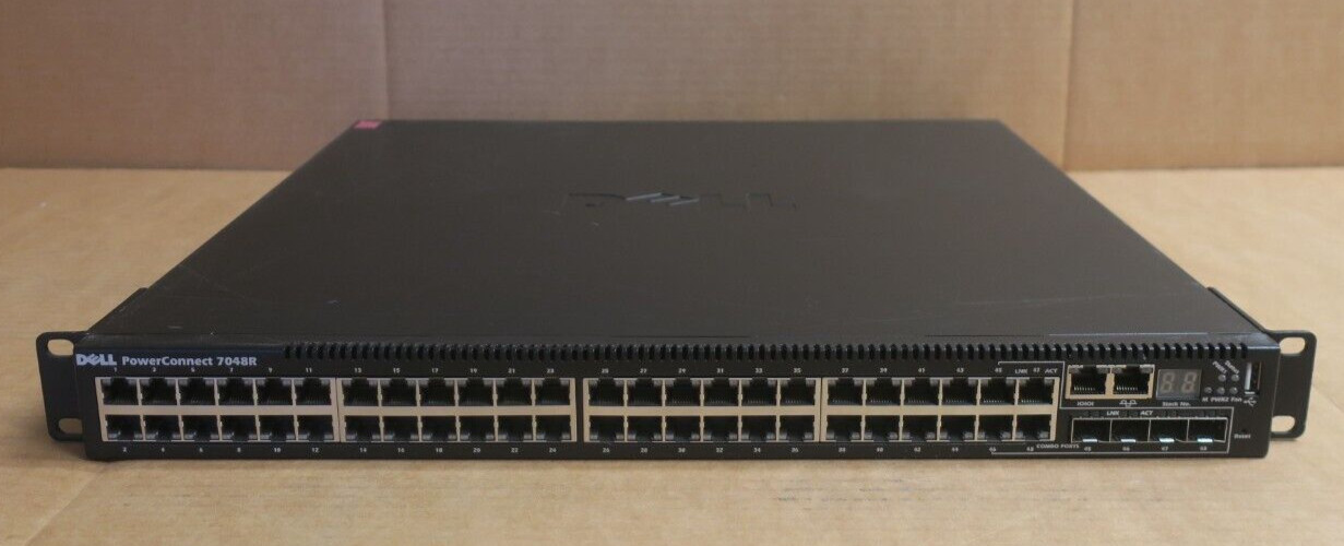 Dell PowerConnect 7048R 48x 1GbE RJ45 + 4x Combo 1GbE RJ45/SFP 1U Switch