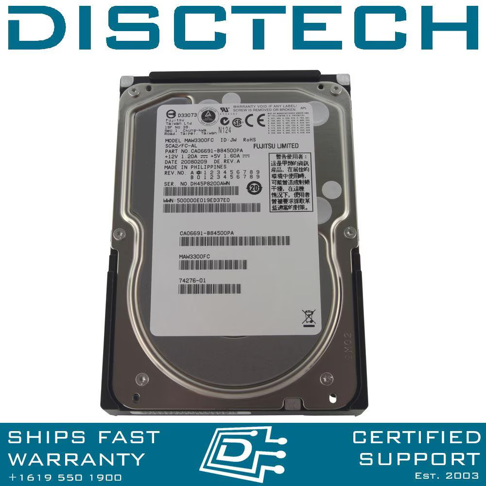 BRAND NEW - Netapp 300GB 10K MAW3300FC 74276-01 FC X276-R5 DS14 MK2 MK4 No Tray