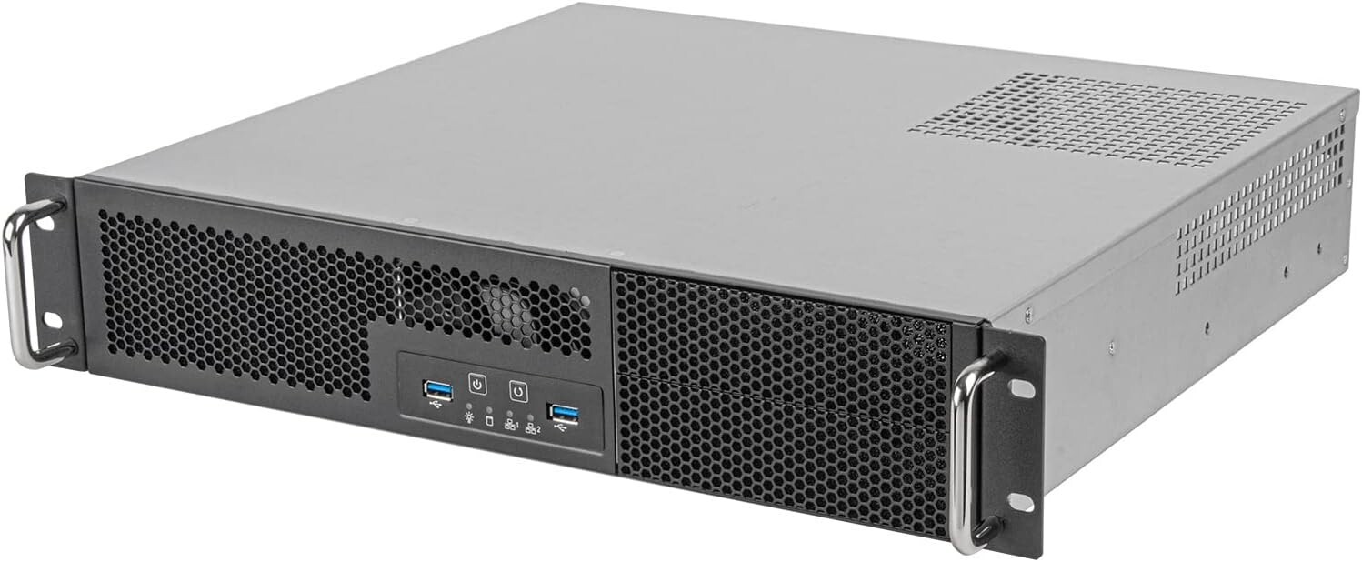 SilverStone Technology RM23-502-MINI 2U Dual 5.25'' Drive Bay Micro-ATXrackmount