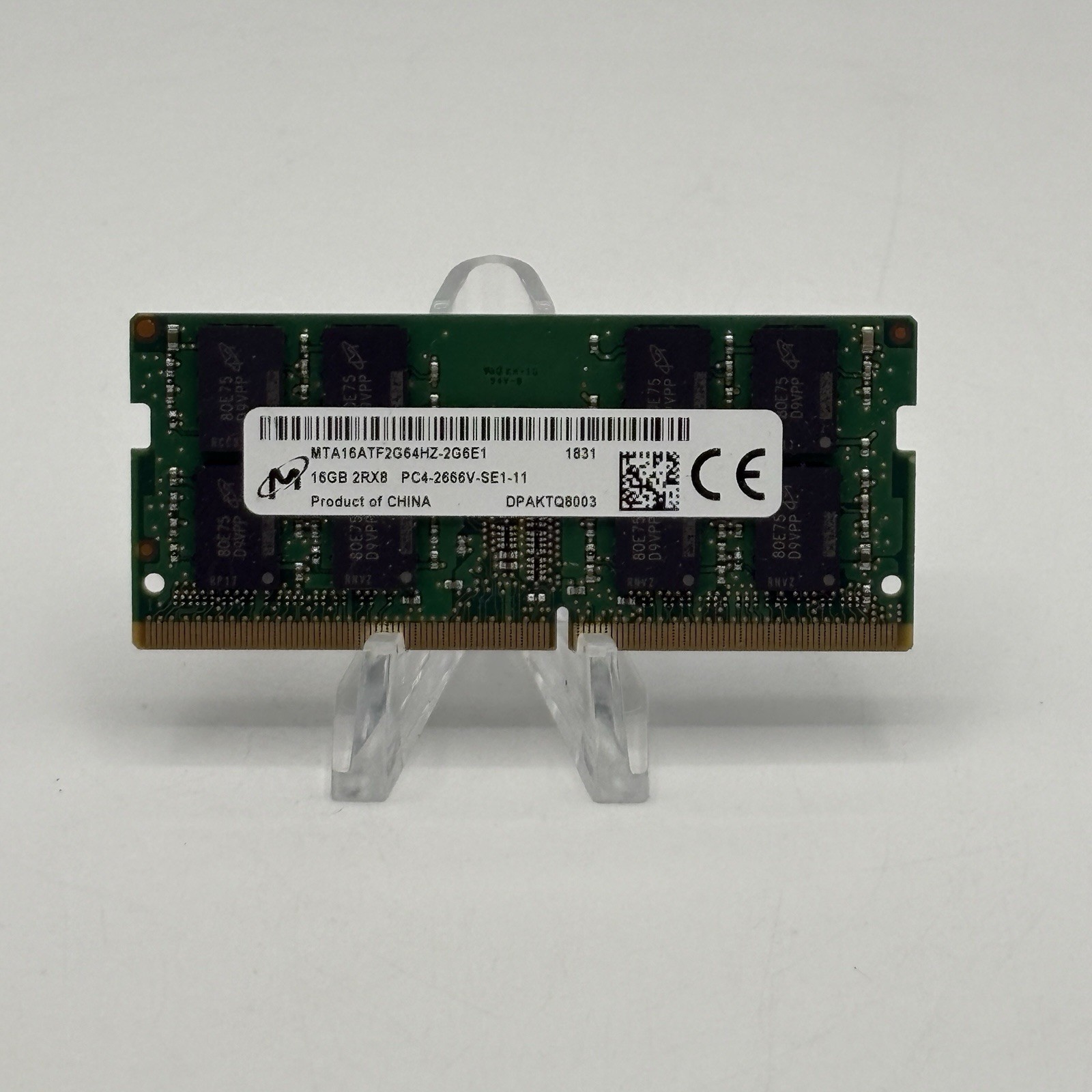 Micron 16GB 1X16GB PC4-21300 DDR4-2666V SDRAM Laptop Memory MTA16ATF2G64HZ-2G6E1