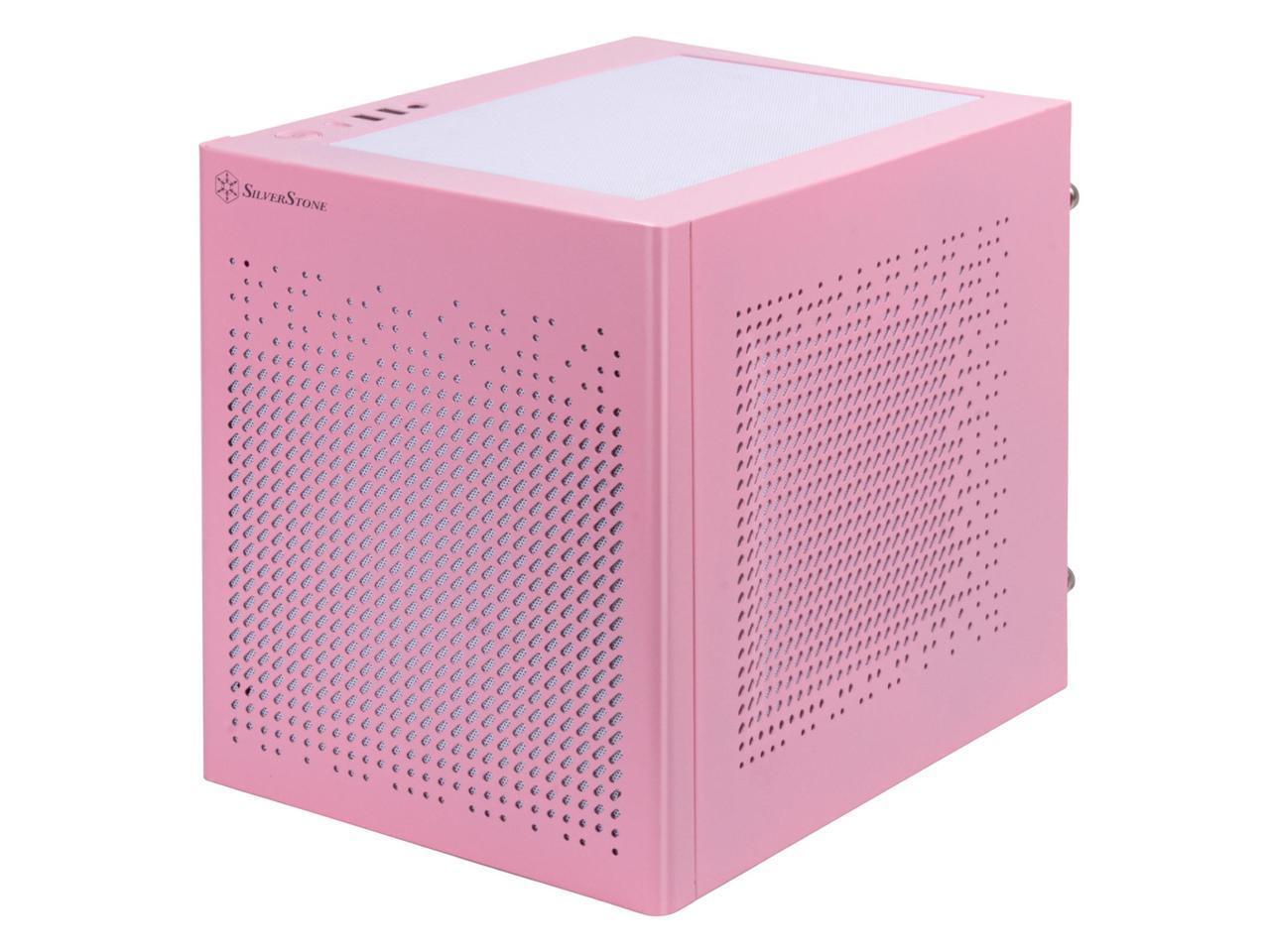 SilverStone Technology SUGO 16 Pink Mini-ITX Small Form Factor case with All Met