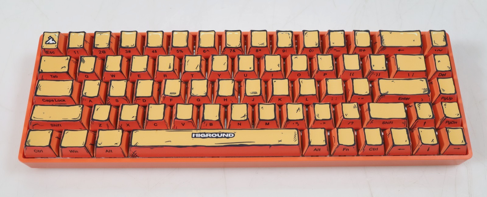 Higround CELSHADE Basecamp 65+ Gaming Keyboard Orange