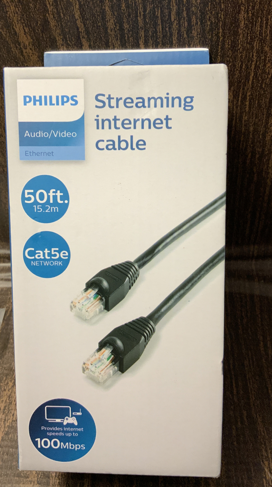 🎥 Ethernet Philips Streaming Internet Cable Audio Video Ethernet Cable 50ft🆕