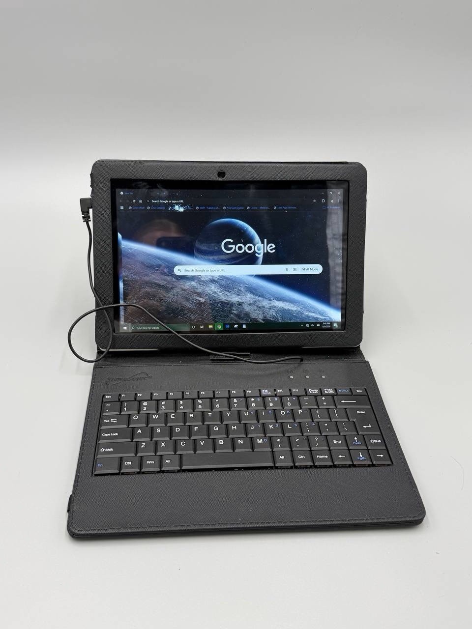 Supersonic SC-1032WKB 10.1” Windows Tablet 32GB Keyboard Bundle Working