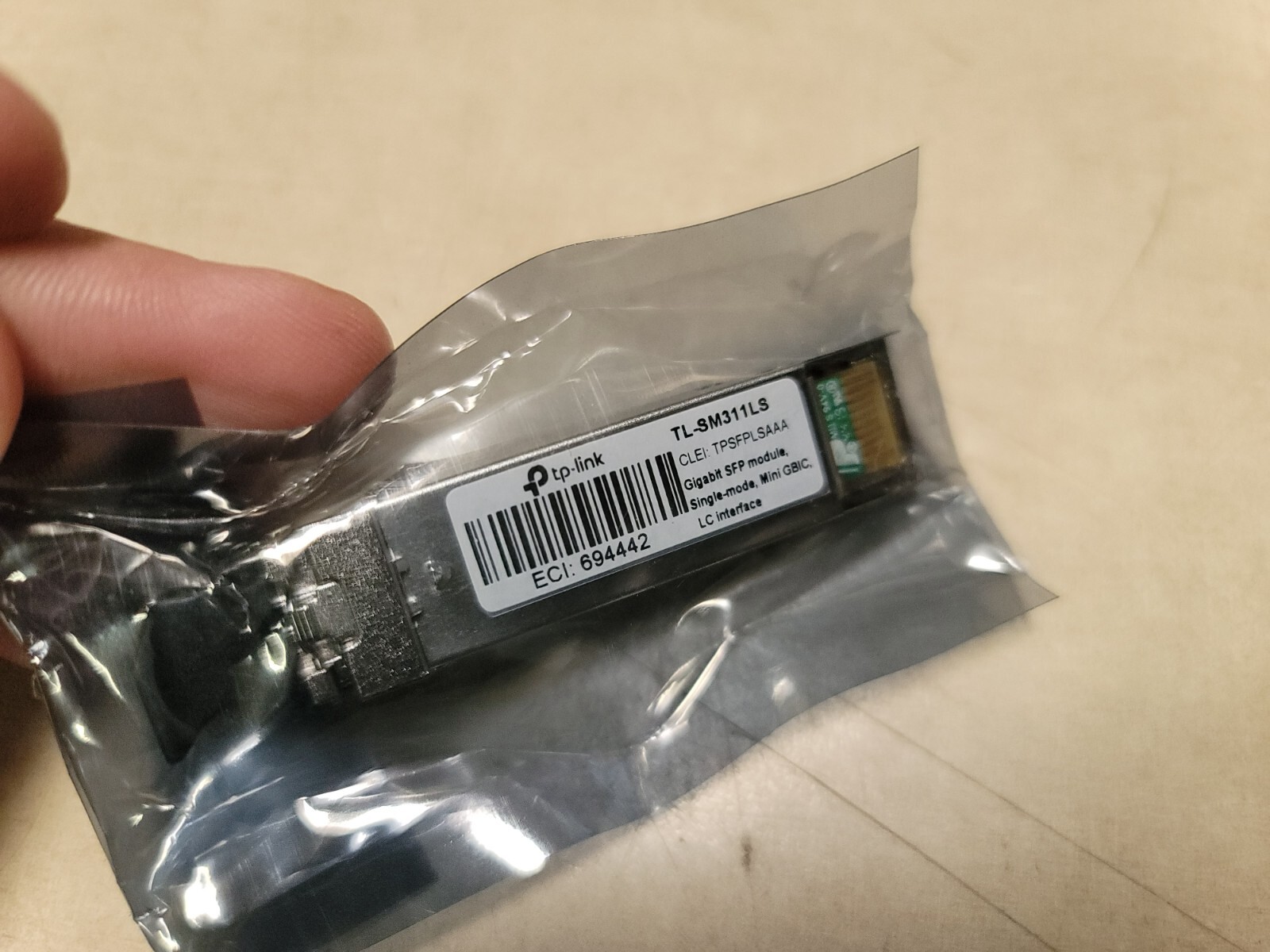 TP-Link TL-SM311LS 1000Base-LX Gigabit SMF Mini GBIC SFP Transceiver Module 6435