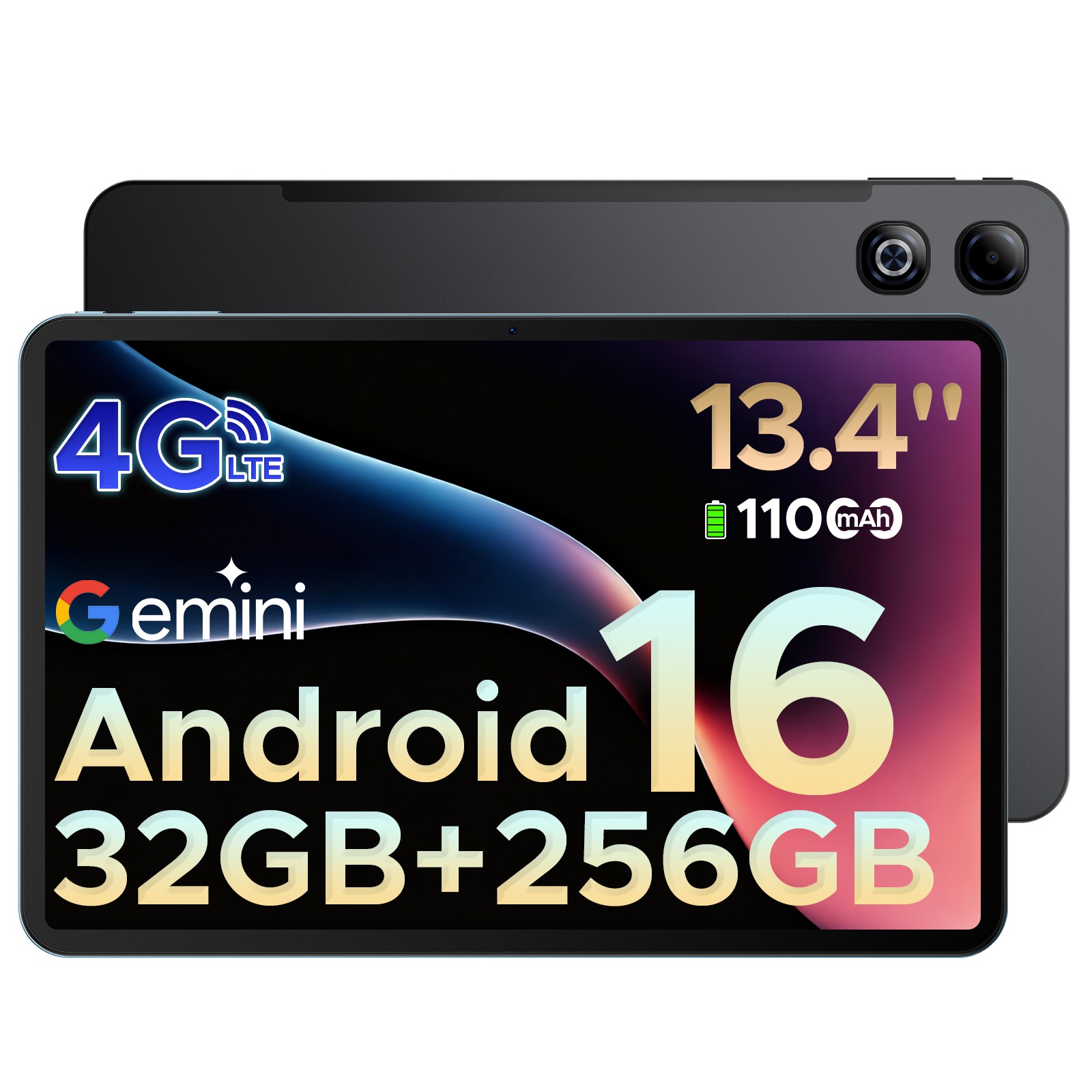 DOOGEE TabG6 Max Android16 Tablet 13,4 Inch 32GB+256GB 11000mAh 4G LTE Octa Core