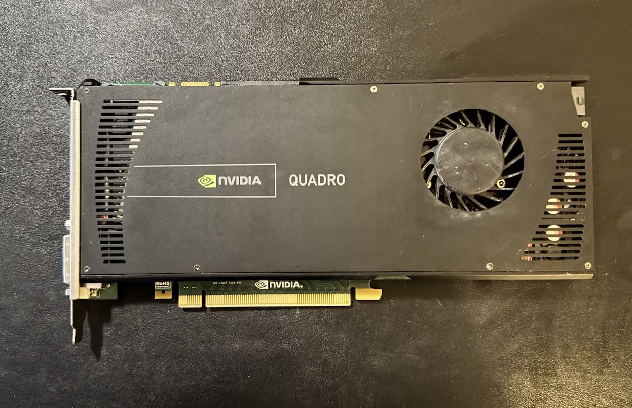 Dell NVIDIA Quadro 4000 2GB GDDR5 Video Graphics Card