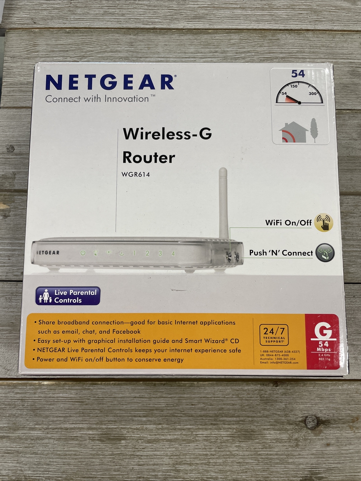 NETGEAR Open Box WGR614NA Wireless-G Router 54Mbps