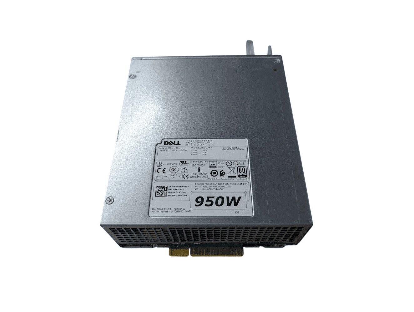 Dell Precision T5820 T5920 T7820 950W Power Supply WGCH4 / CXV28 / V7594