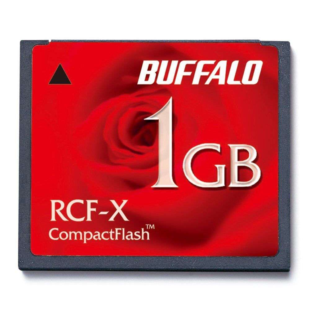 BUFFALO Compact Flash 1GB RCF-X1GY Perfect for SLR Compact digital cameras NEW