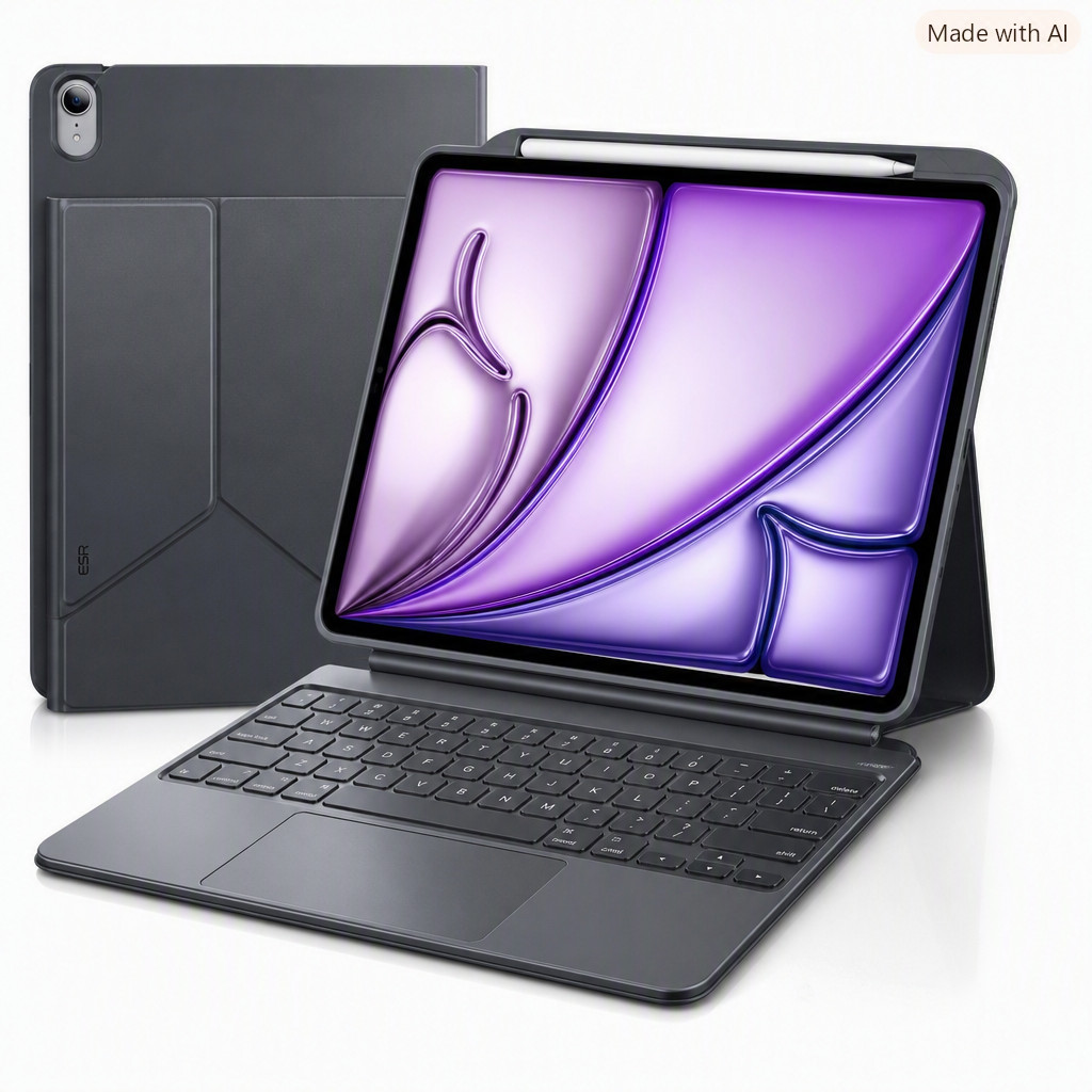 ESR Rebound Magnetic Keyboard Case for iPad Air 13" M4 2026 Model