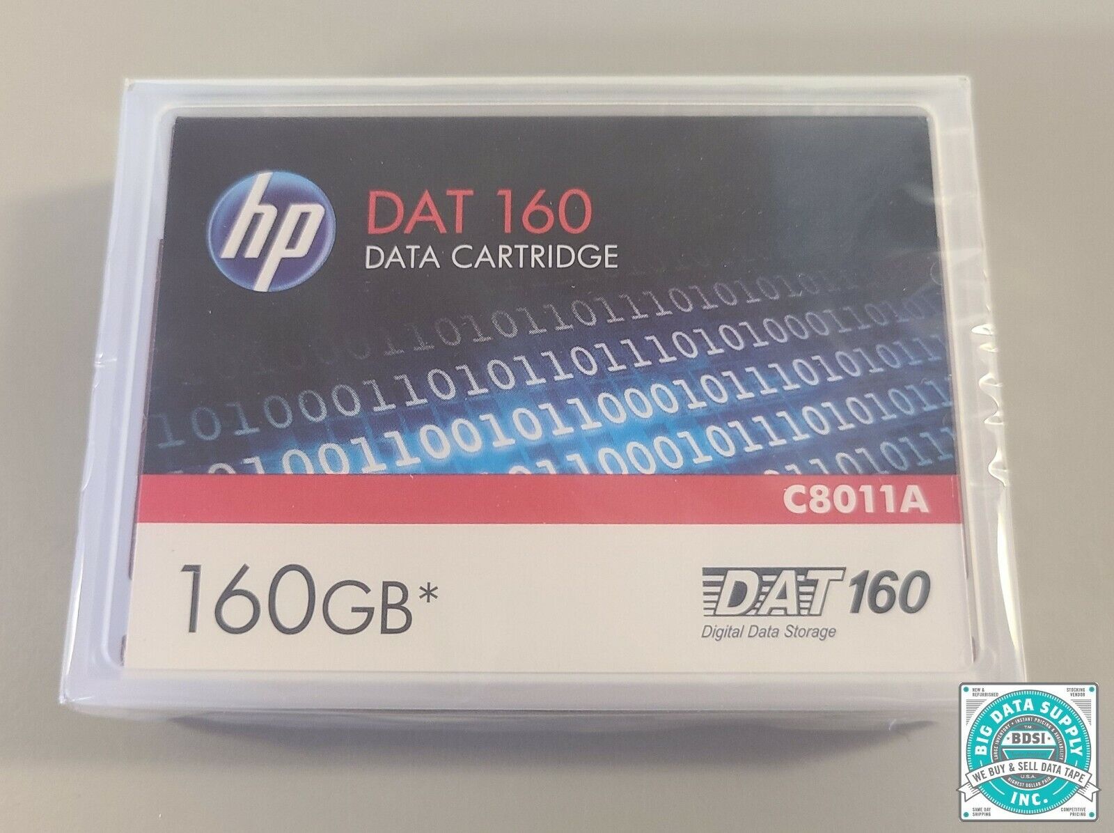 New HP C8011A 80/160GB DAT160 (DDS6) 8MM  Backup Data Tape Media Cartridge (1PC)