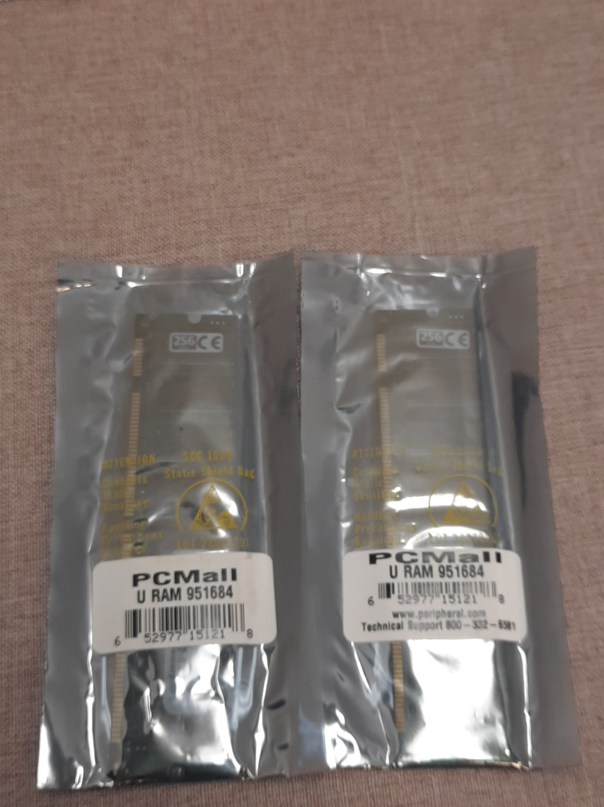 2 - 256MB PC100 100MHz 168 Pin SDRAM Desktop - Edge Hi Density New