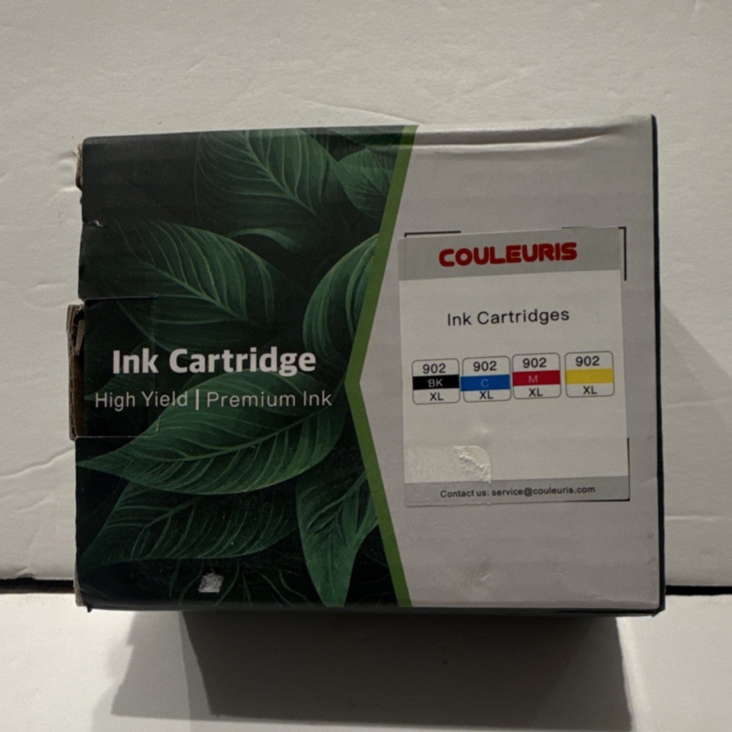 COULEURIS 902XL Premium Ink Cartridge Set Black Cyan Magenta Yellow