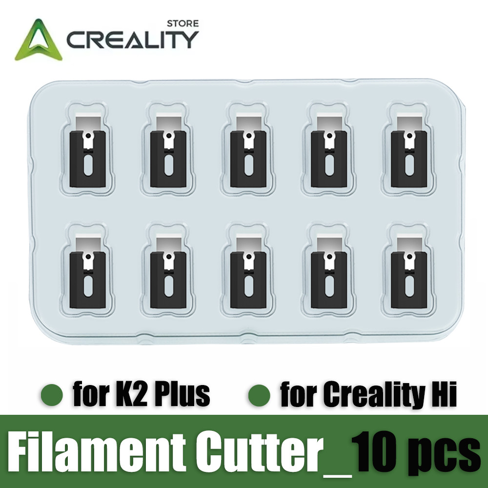 Creality Filament Cutter - 10 Pcs for K2 Plus Fast Cut-off Quick Replacement