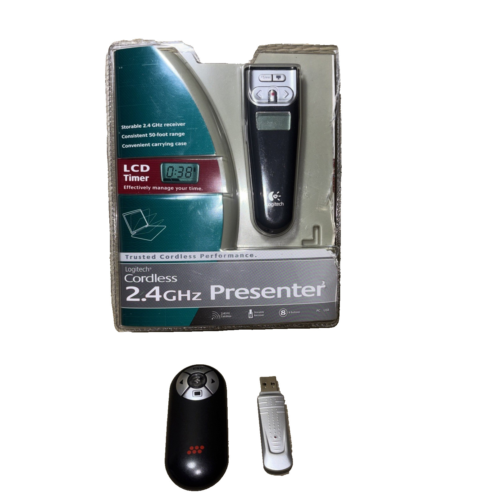 Logitech 2.4 GHz Presenter & Interlink Electronics Remote TESTED WORKS See Video
