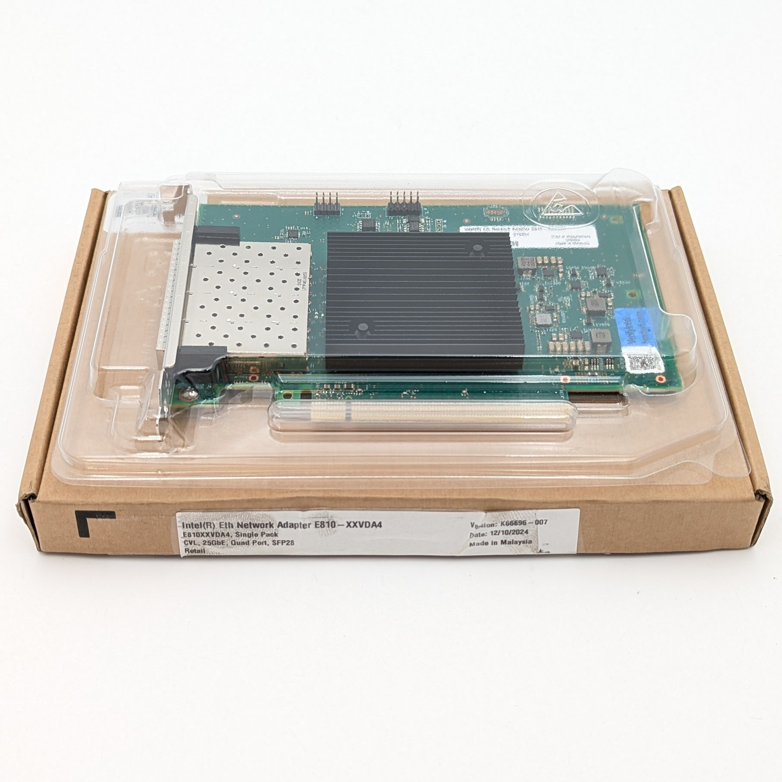 Intel Ethernet Network Adapter 4-Port PCIe 4.0 x16 (E810-XXVDA4)