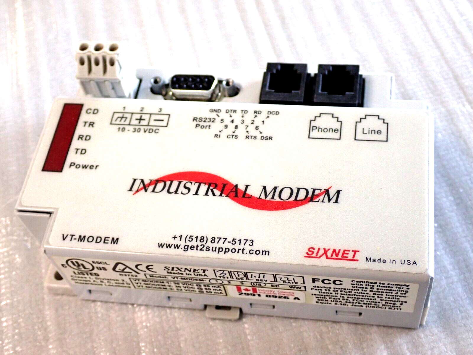 VT-MODEM-1US VTMODEM1US SIXNET INDUSTRIAL NEW 