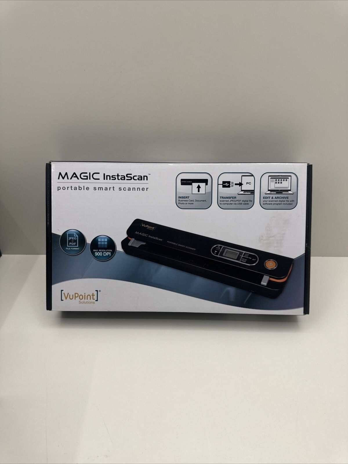 VuPoint Magic Instascan Portable Smart Scanner PDS-ST420-VP Brand New Open Box