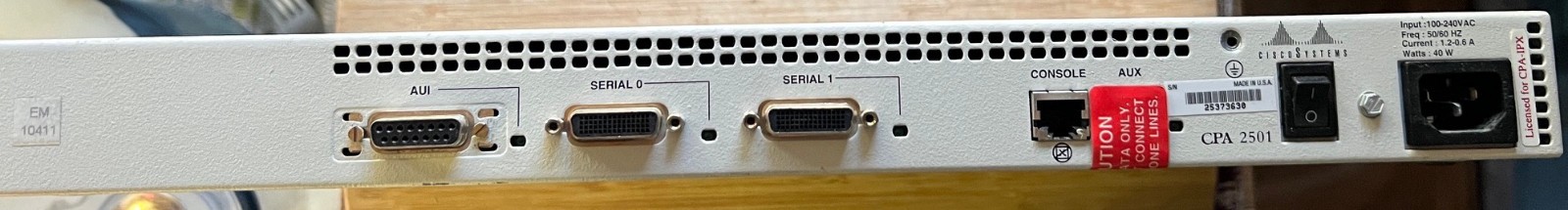 Cisco 2501 Entry-Level Router