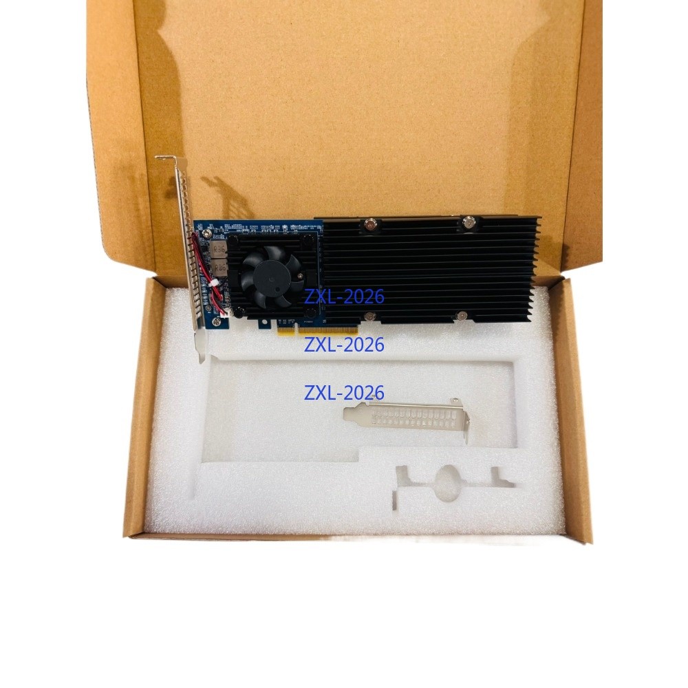 PLX88024 PCIe Expansion Card PCI-E 4.0 X8 4-Bit M.2 Nvme FOR ZFS TrueNAS Unraid