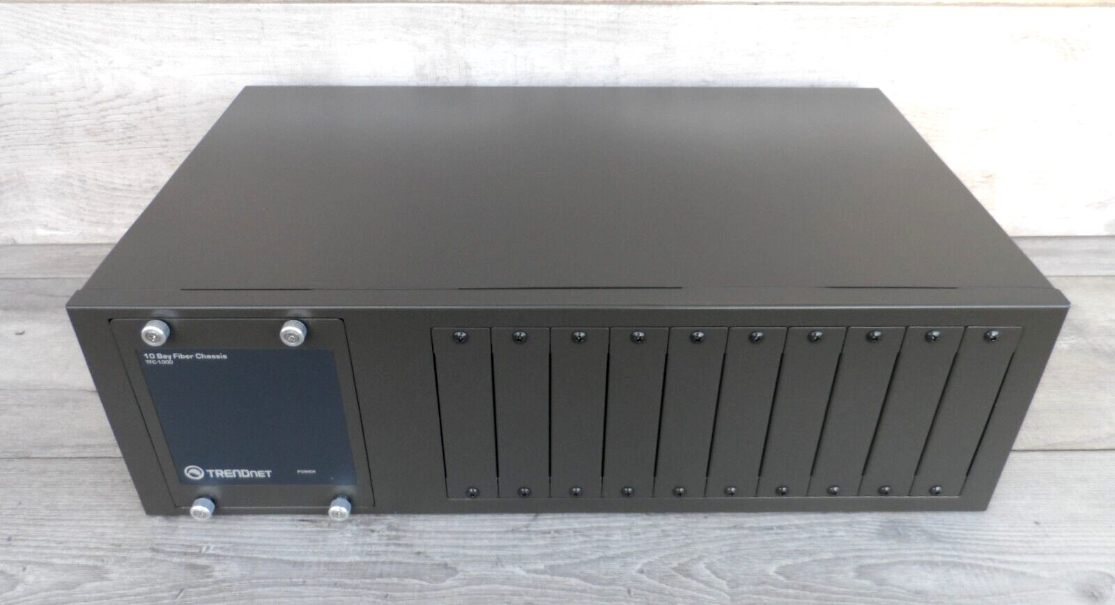 TRENDnet TFC-1000 Network 10 Bay Fiber Chassis TFC-1000 (EU) 100-240 VAC 50/60Hz