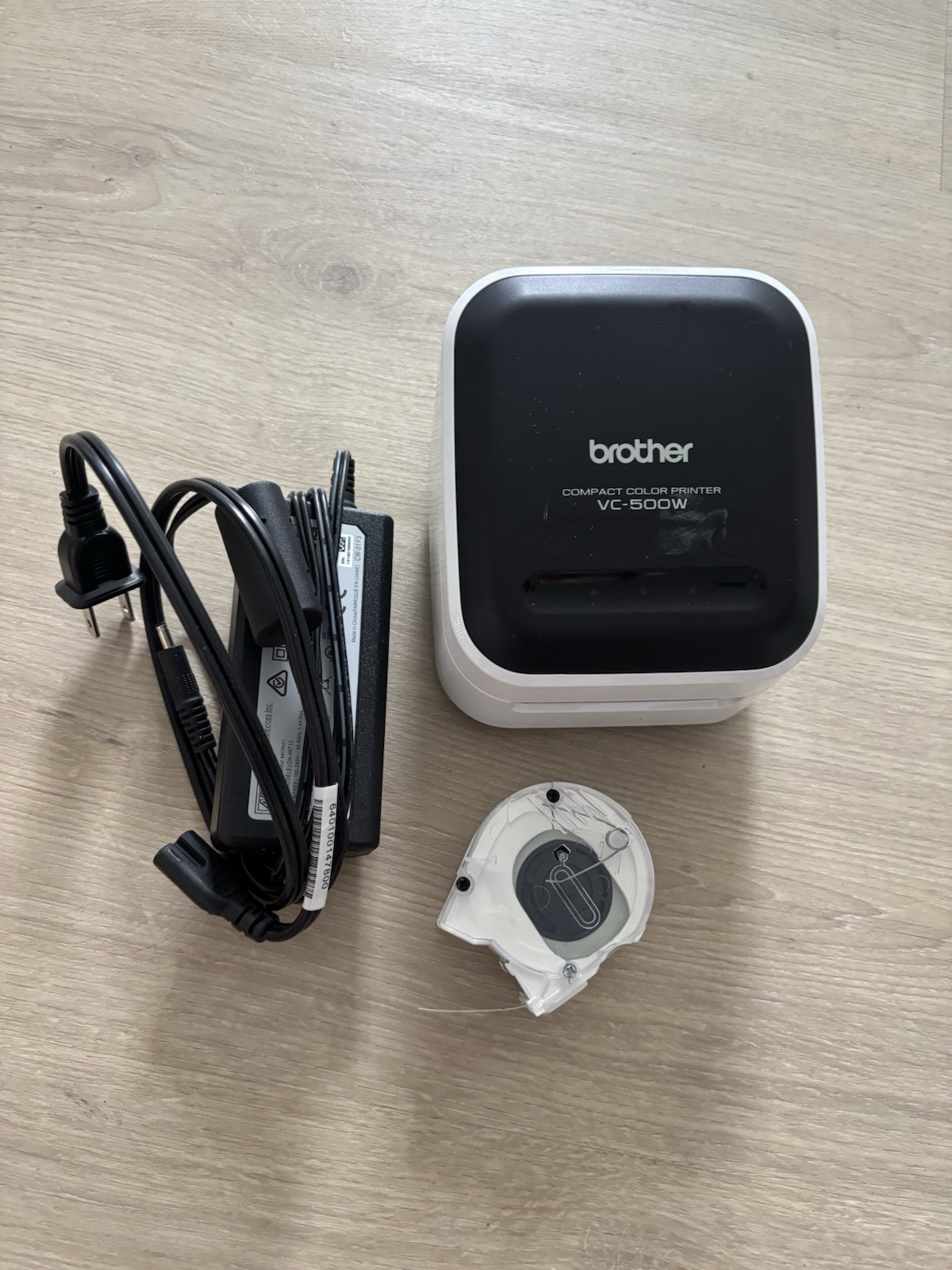 Brother VC-500W Full Color Mini Printer w/ Power Cable AS IS