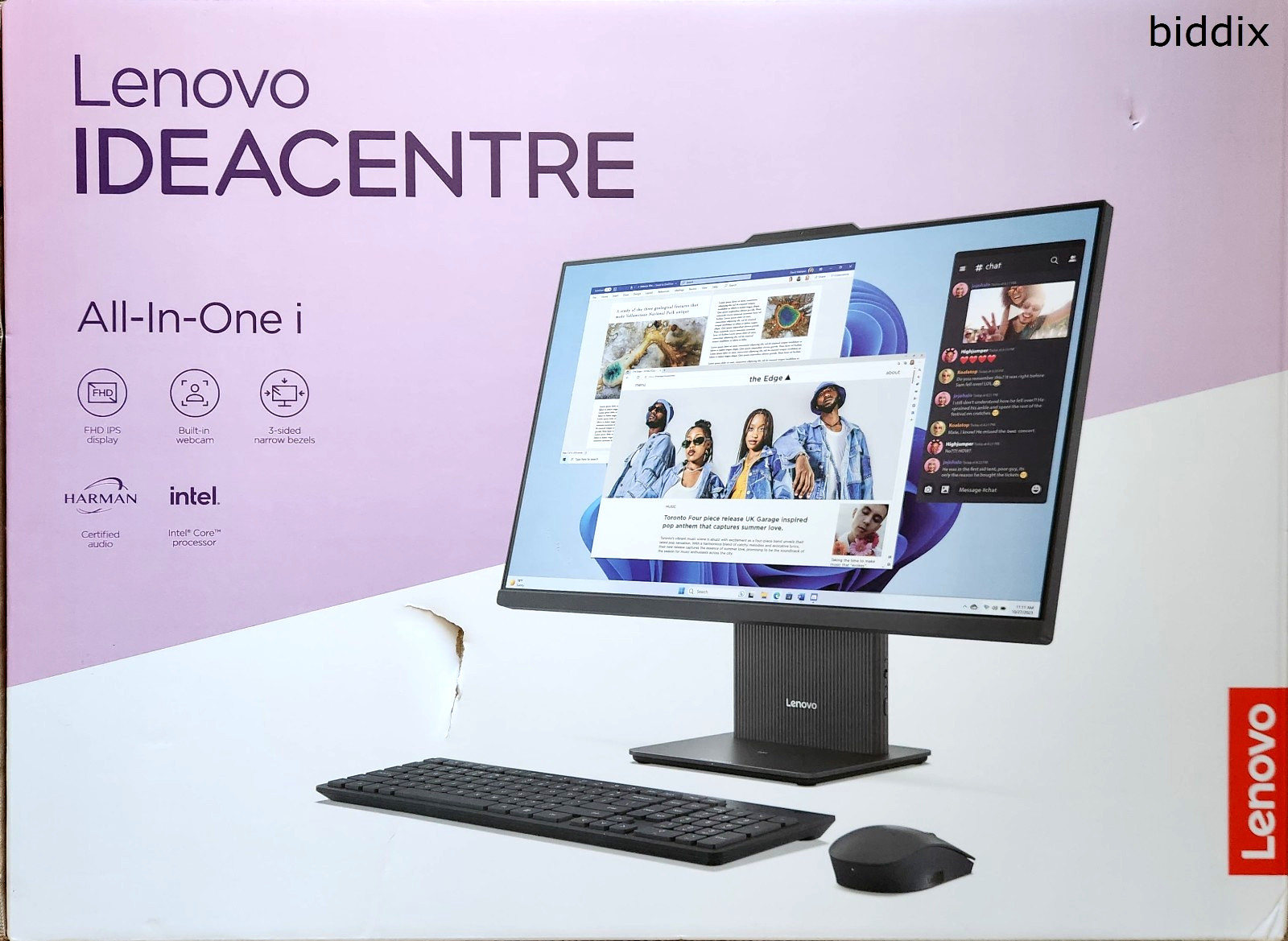 Lenovo IdeaCentre 27" FHD All-In-One Desktop Core i5-13420H 16GB RAM 512GB SSD