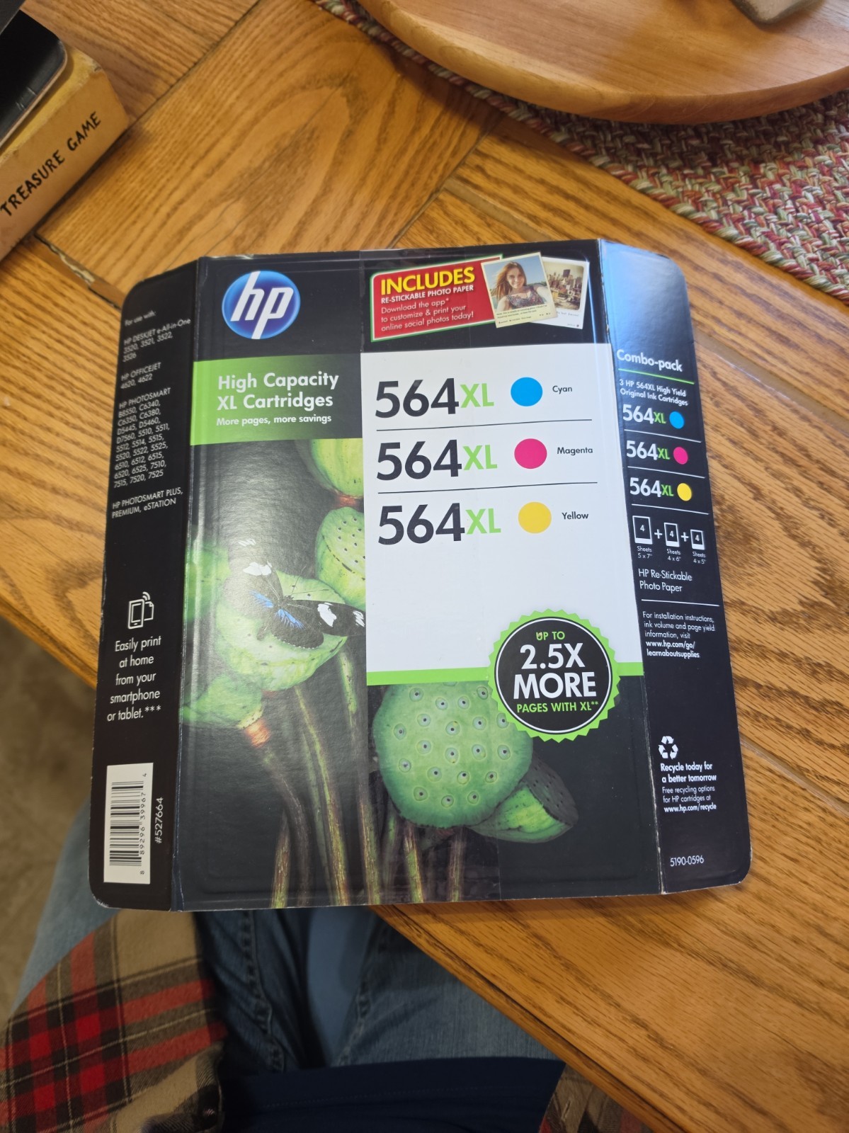 HP 564XL High-Yield Ink Cartridges (includes Cyan, Magenta, Yellow